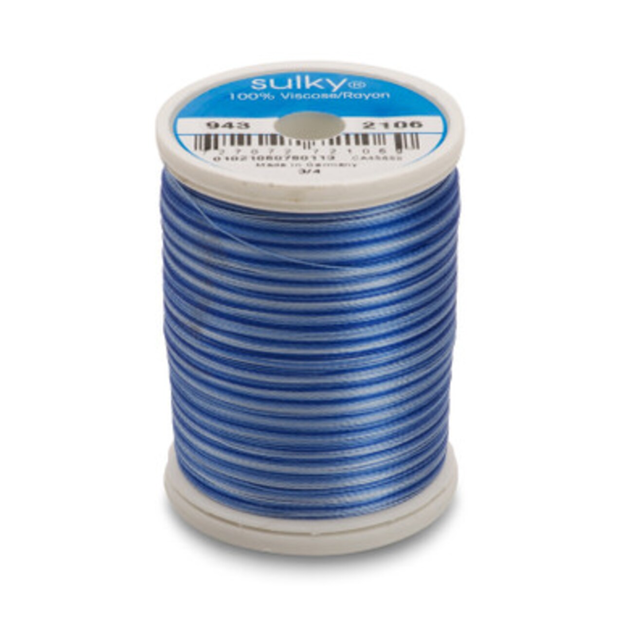 Sulky 40 Wt. Rayon Variegated Thread - Vari-Blues - 850 yd. Spool